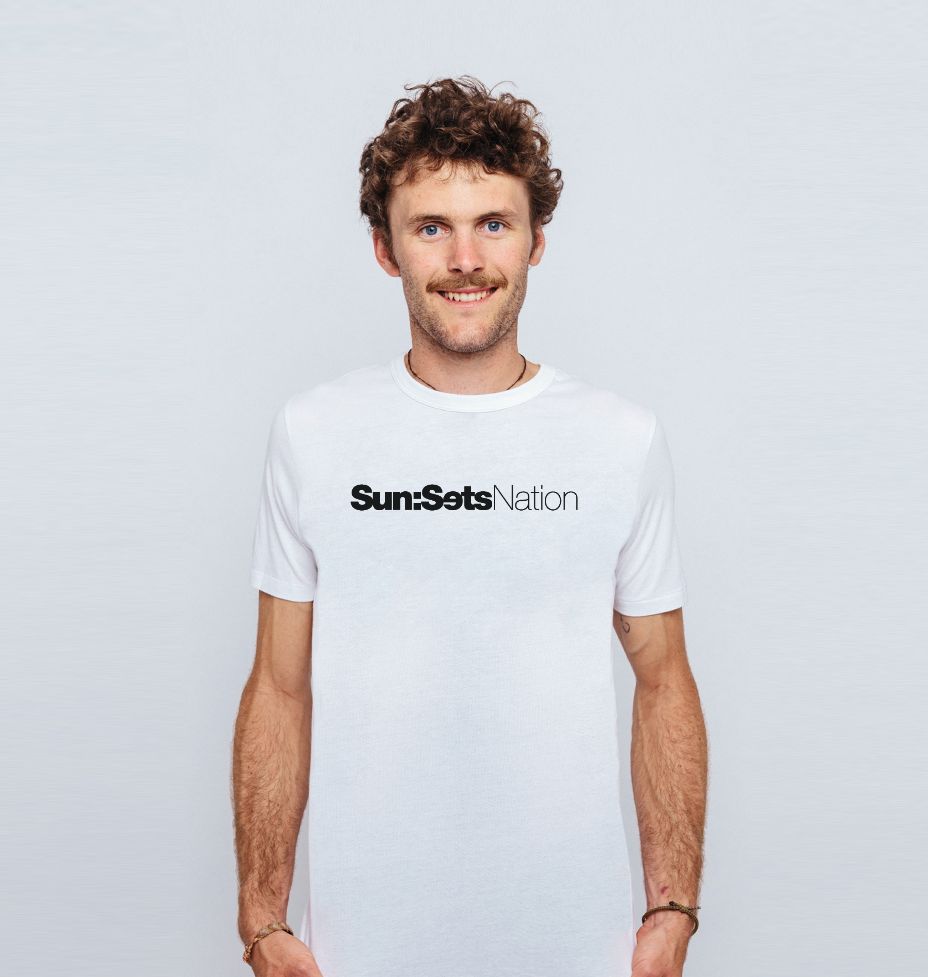 Sunset Logo T-shirt | Sunset Graphic Tee | Chicane