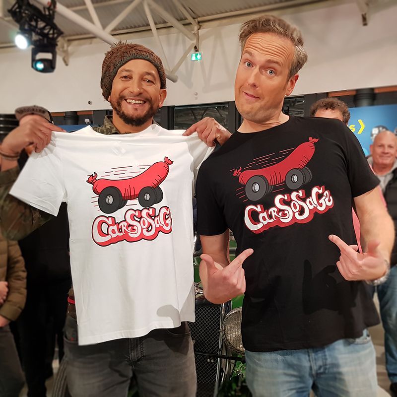 Car sausage t shirt Clearance