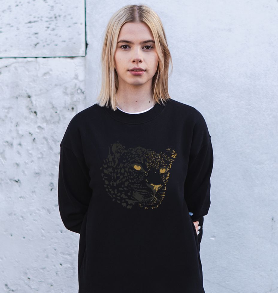 Black leopard outlet jumper