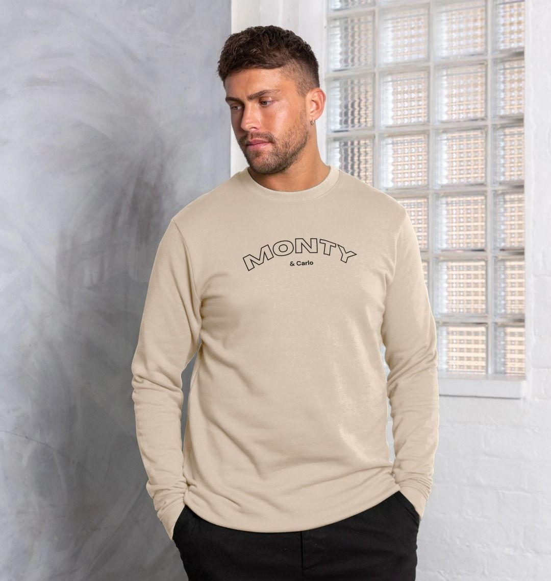 Cotton crew best sale neck jumper mens