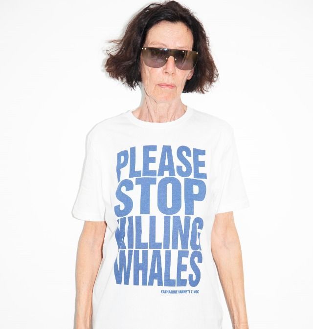 Stop Killing Whales X Katharine Hamnett T-shirt | WDC Store Stop Killing Whales X Katharine Hamnett T-shirt | WDC Store