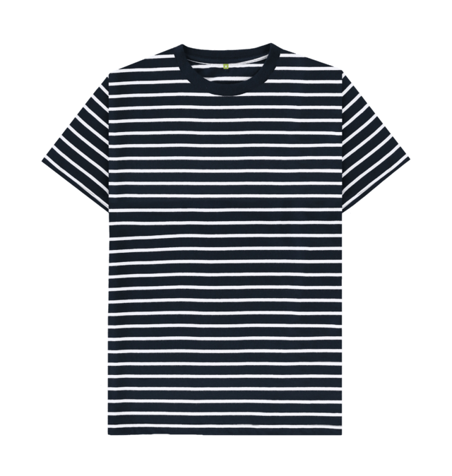 t shirt black and white striped