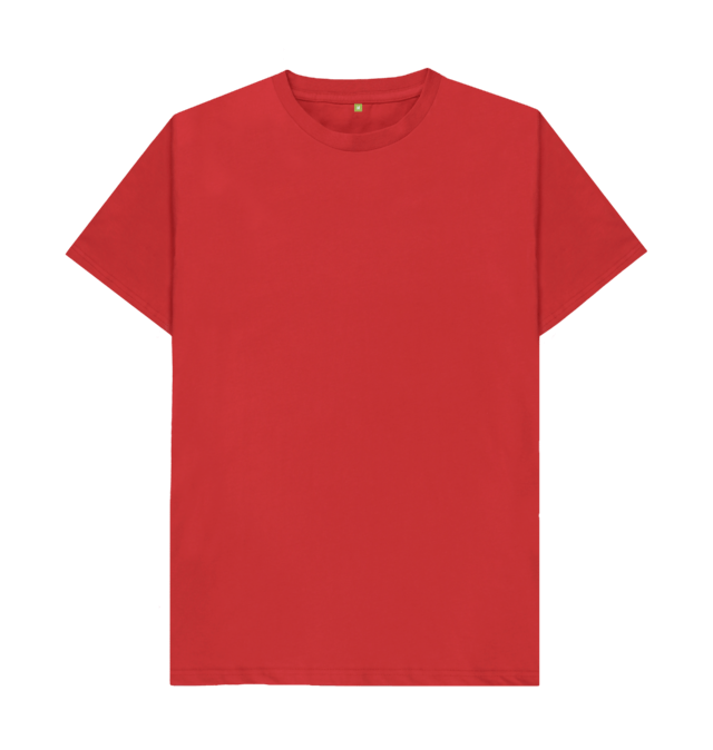 Plain 100% Organic Cotton Vegan Men's 