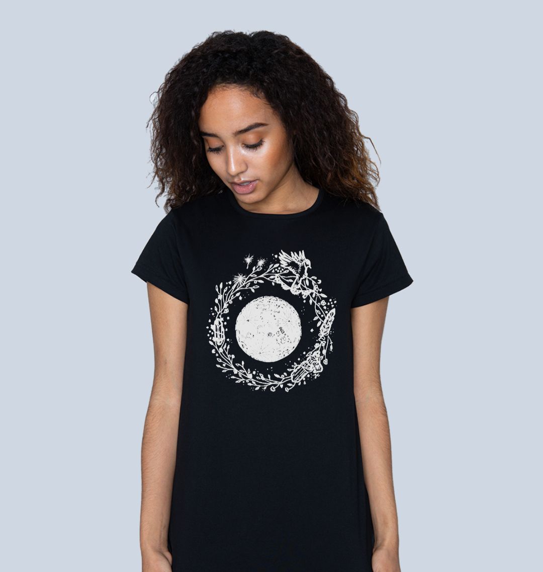 MOON TREE PLANET ブラックのみ　T shirt 新品 MOON TREE PLANET - T shirt black | MOON TREE PLANET