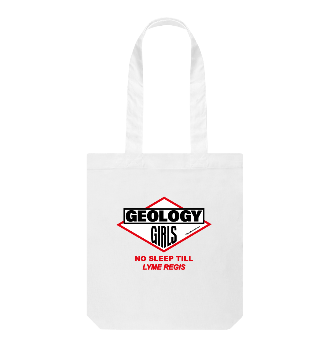 Geology Girls Logo Shopper Mary Anning Rocks Clothing