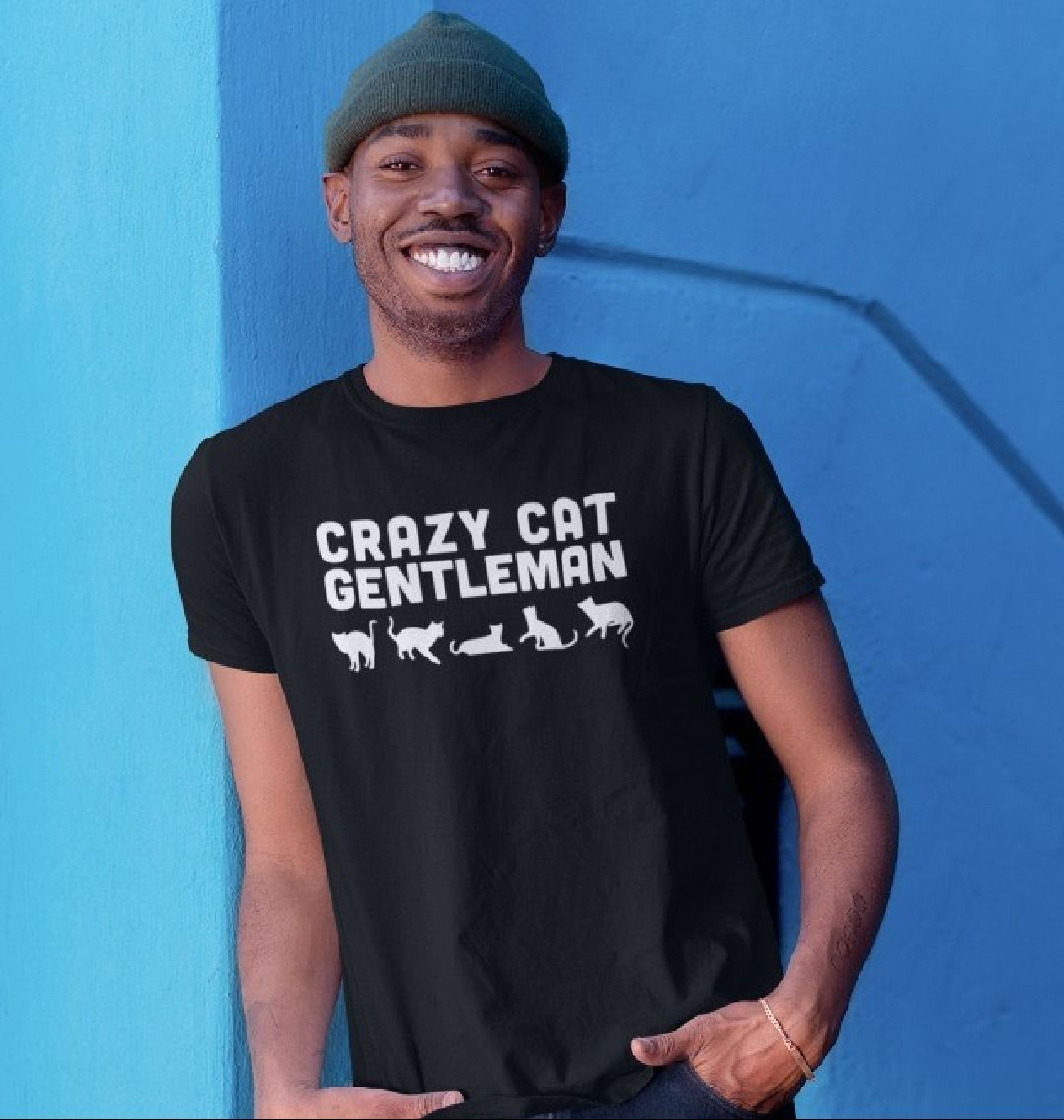 crazy cat gentleman shirt