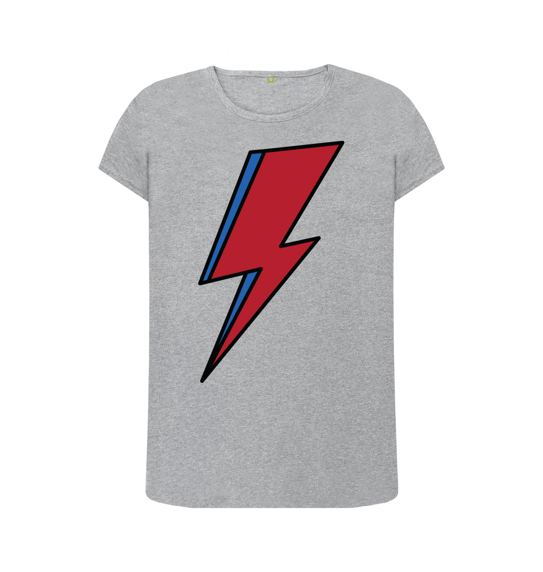 david bowie lightning bolt t shirt