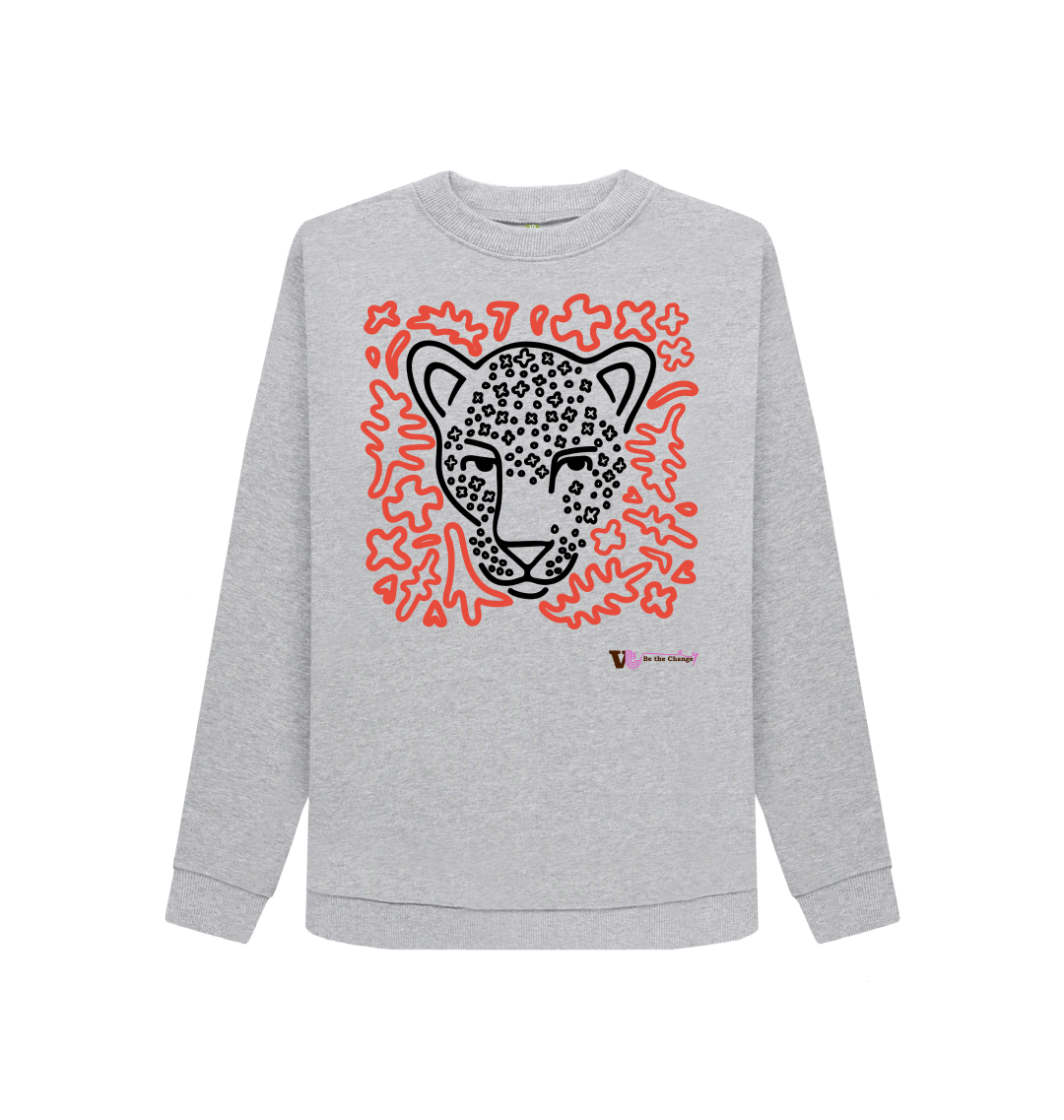 Leopard Face Women's Sweater