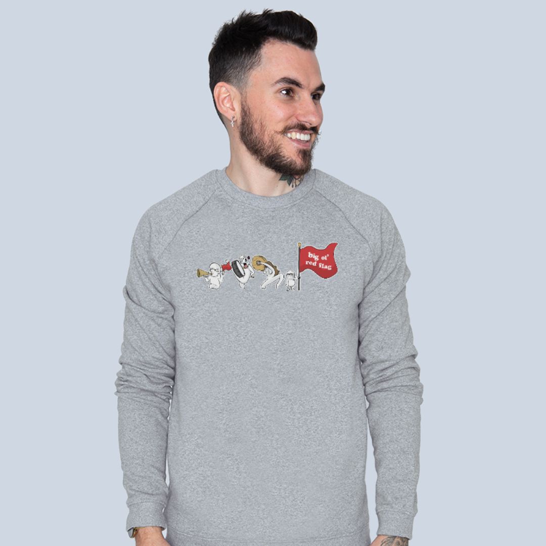 Red Flag Marching Band Sweater