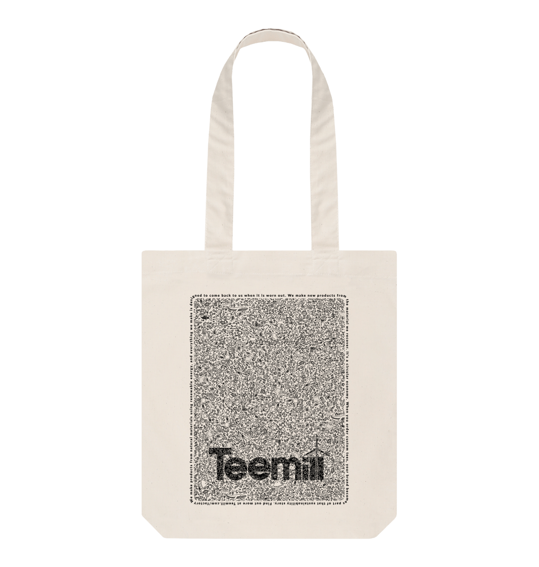 custom screen printed tote bags