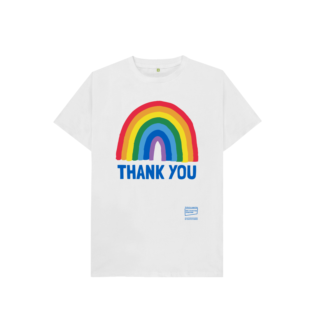rainbow thank you t shirt