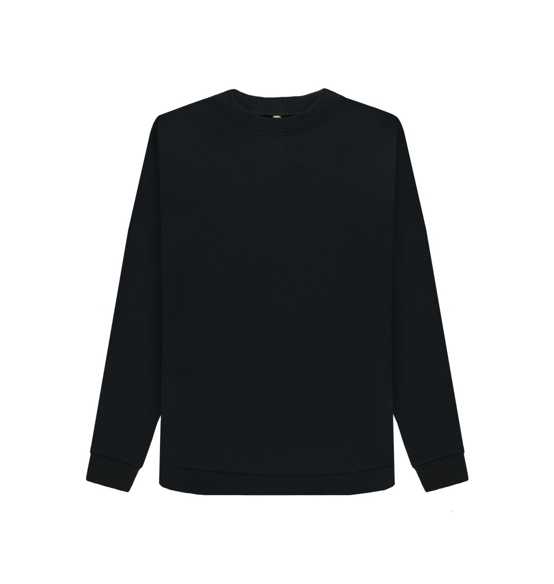 plain black womens jumper