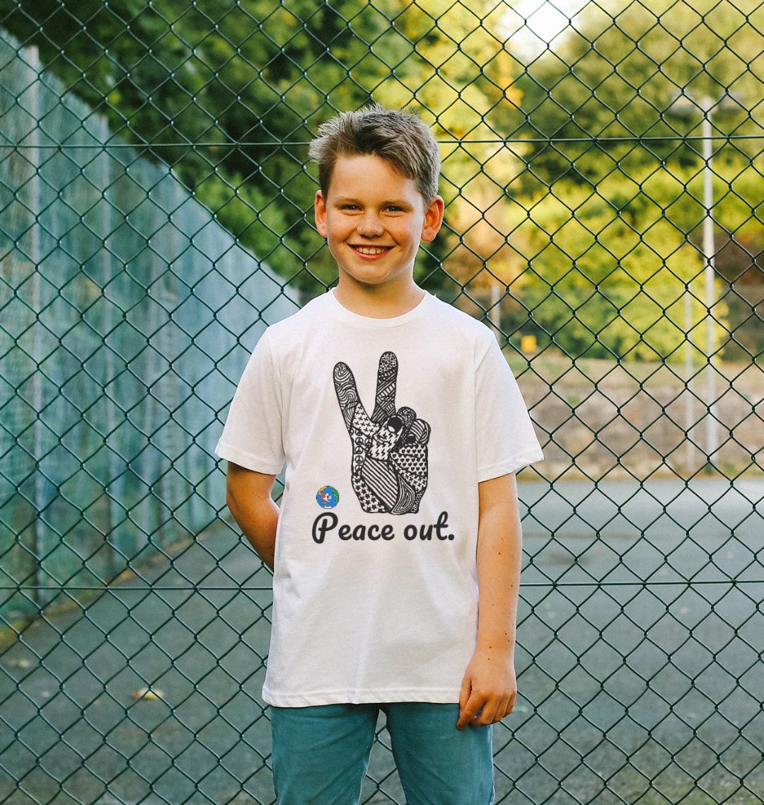 Kids Peace Out T shirt