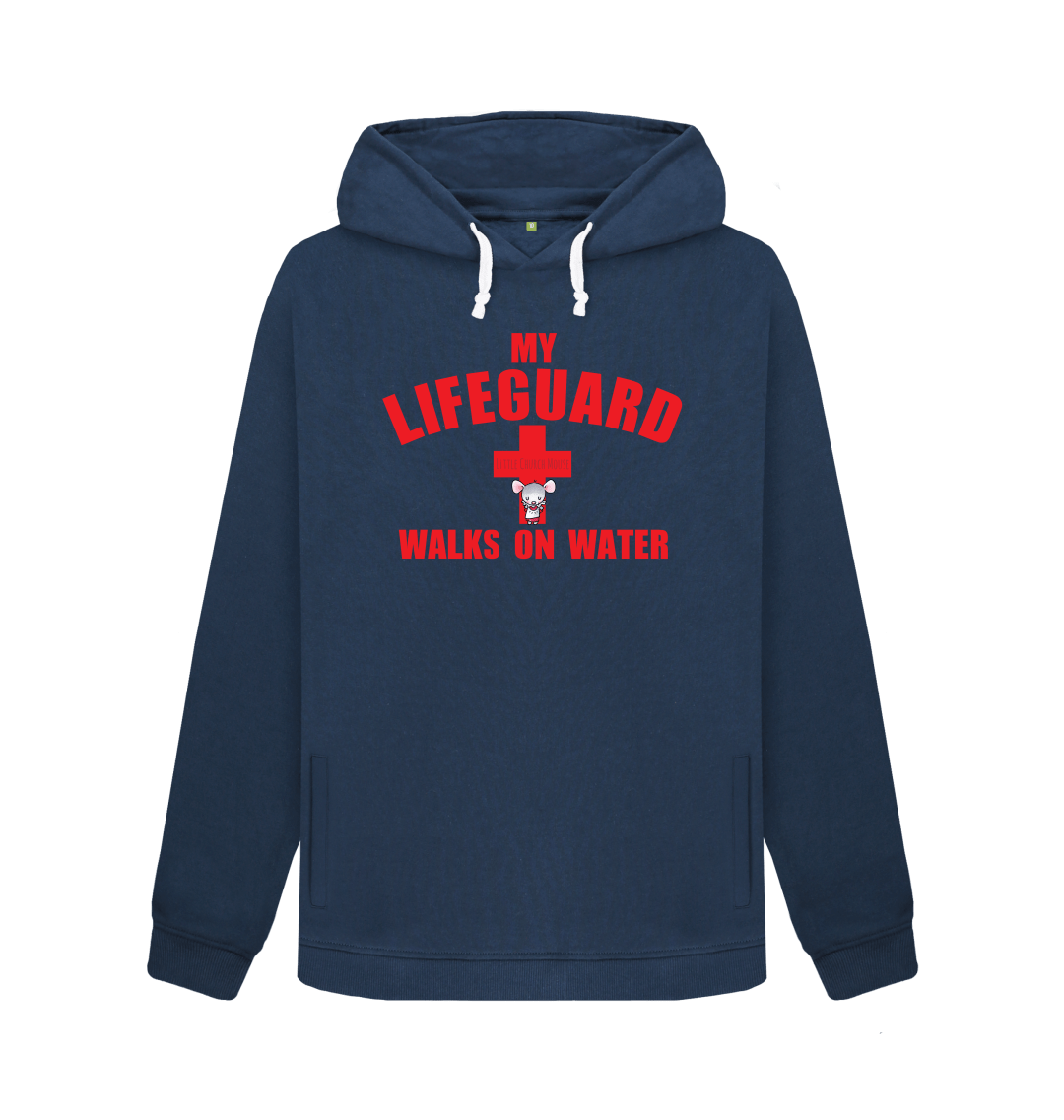 navy blue lifeguard hoodie