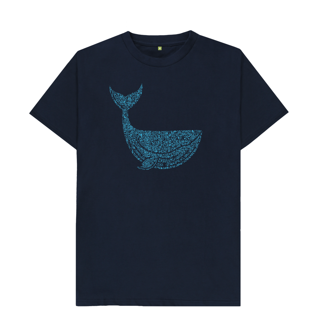 whale logo t shirt