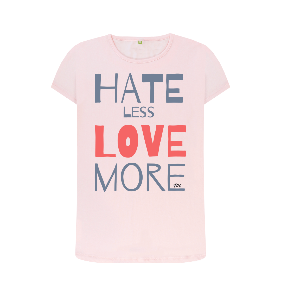 love more hate less shirt