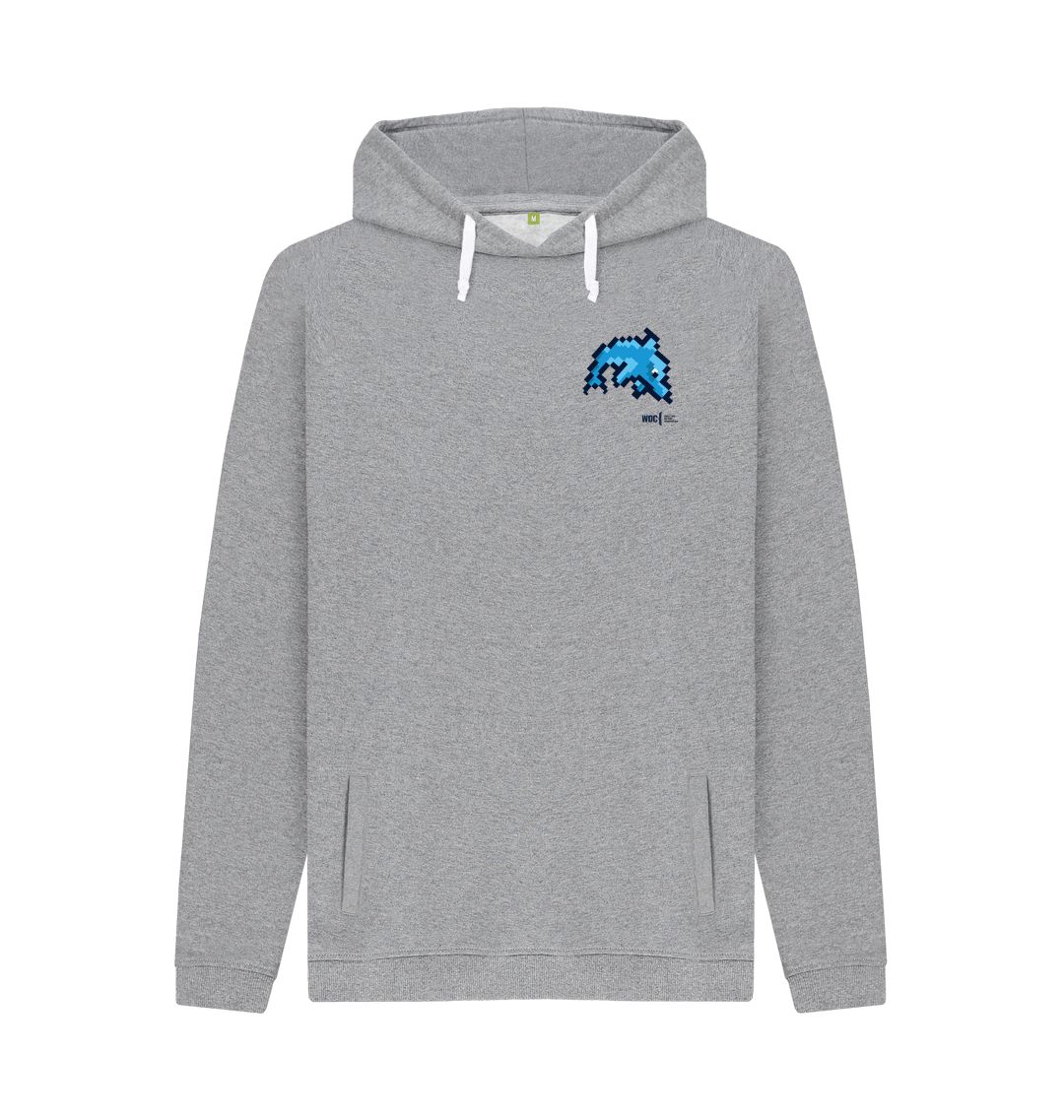 【mahagrid】DOLPHIN HOODIE Pixel Dolphin Hoodie