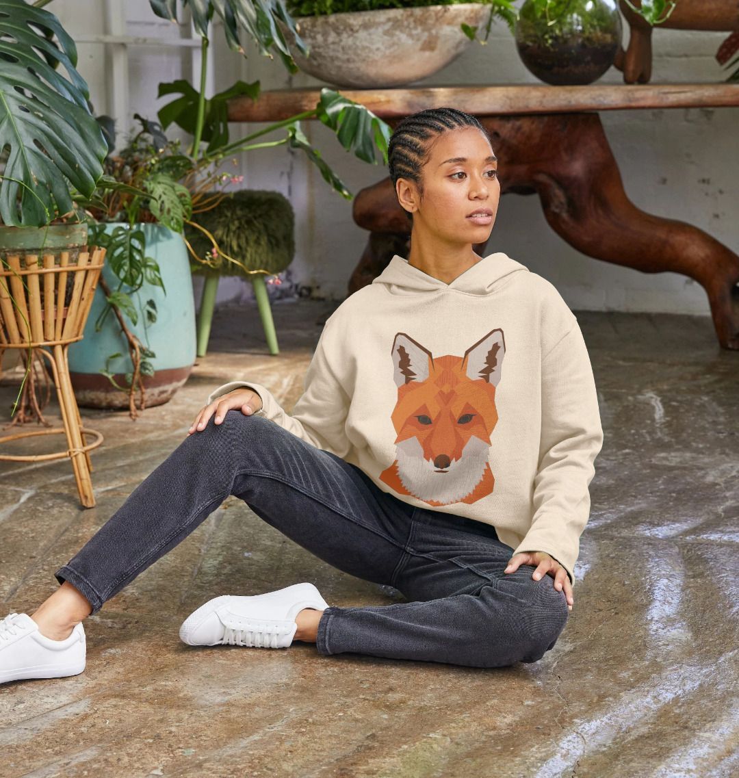 Fox sweatshirt womens hotsell