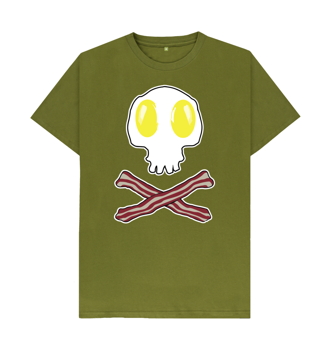 Breakfast Skull Shirt Egg And Bacon Skull Crossbones Tshirt Breakfast Skull Shirt Egg And Bacon Skull Crossbones Tshirt