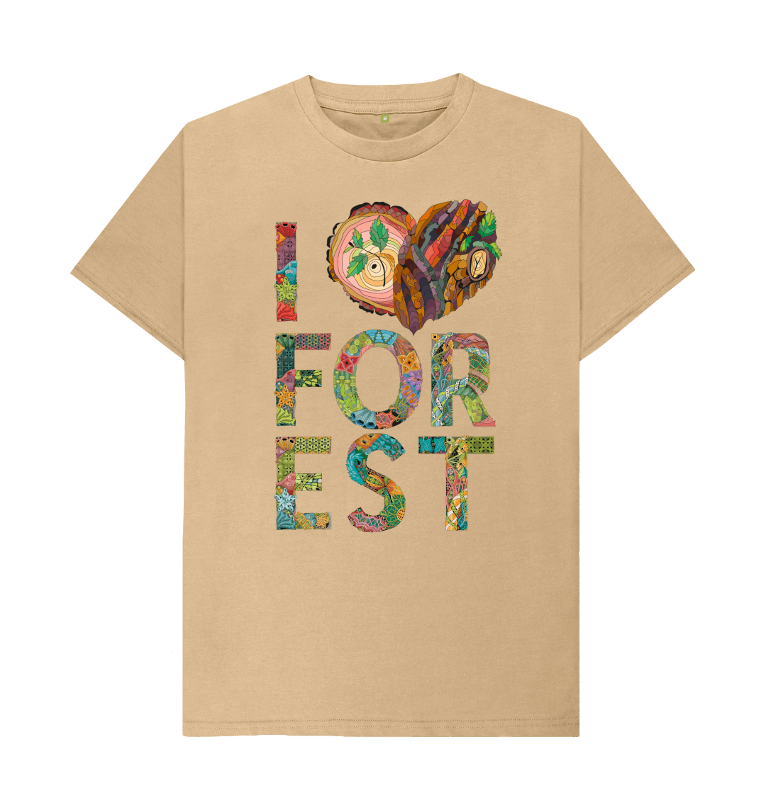 I Love Forest T Shirt - Unique Design & Eco Friendly!