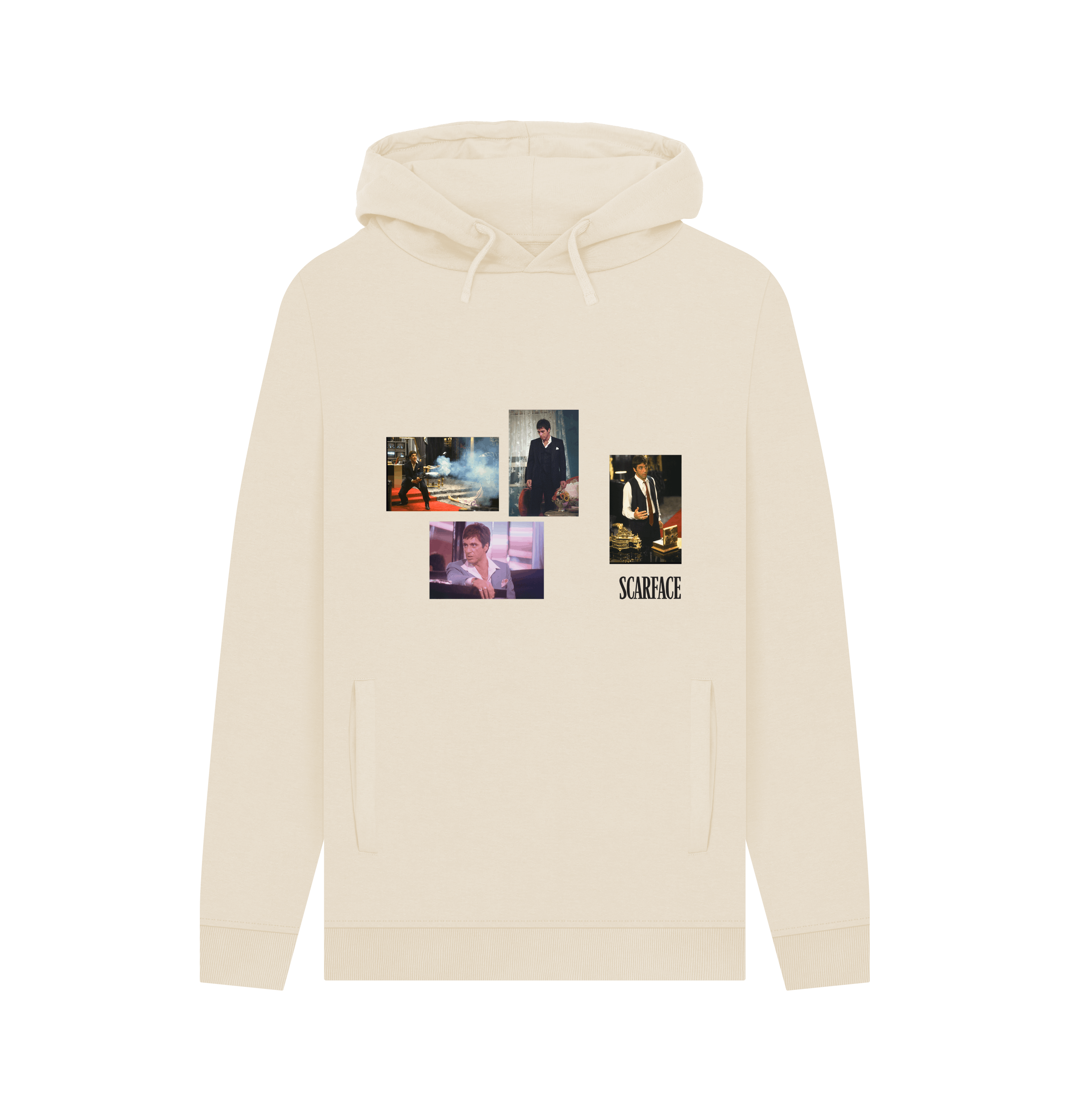 PREMIUM OFFICIAL Scarface Collage Unisex Hoodie - Bild 2 von 3