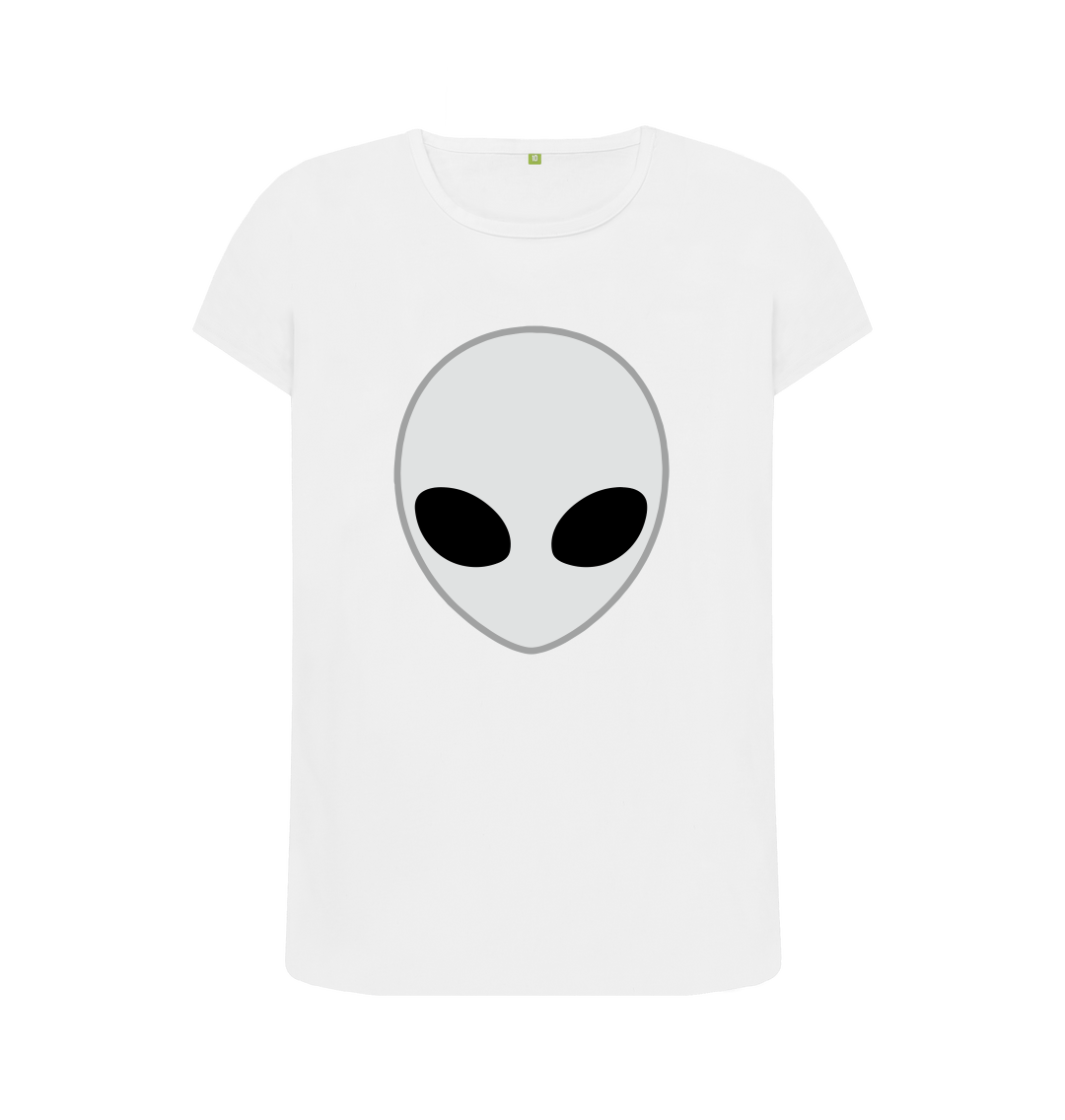 White Alien Head T-Shirt White Alien Head T-Shirt