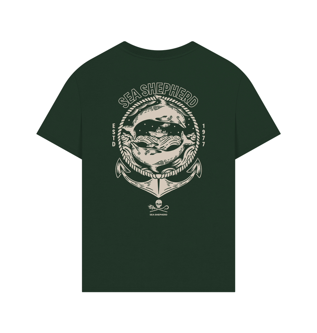 EESSAY Dolphin T-Shirt ホワイト Dolphin Oversized T-shirt