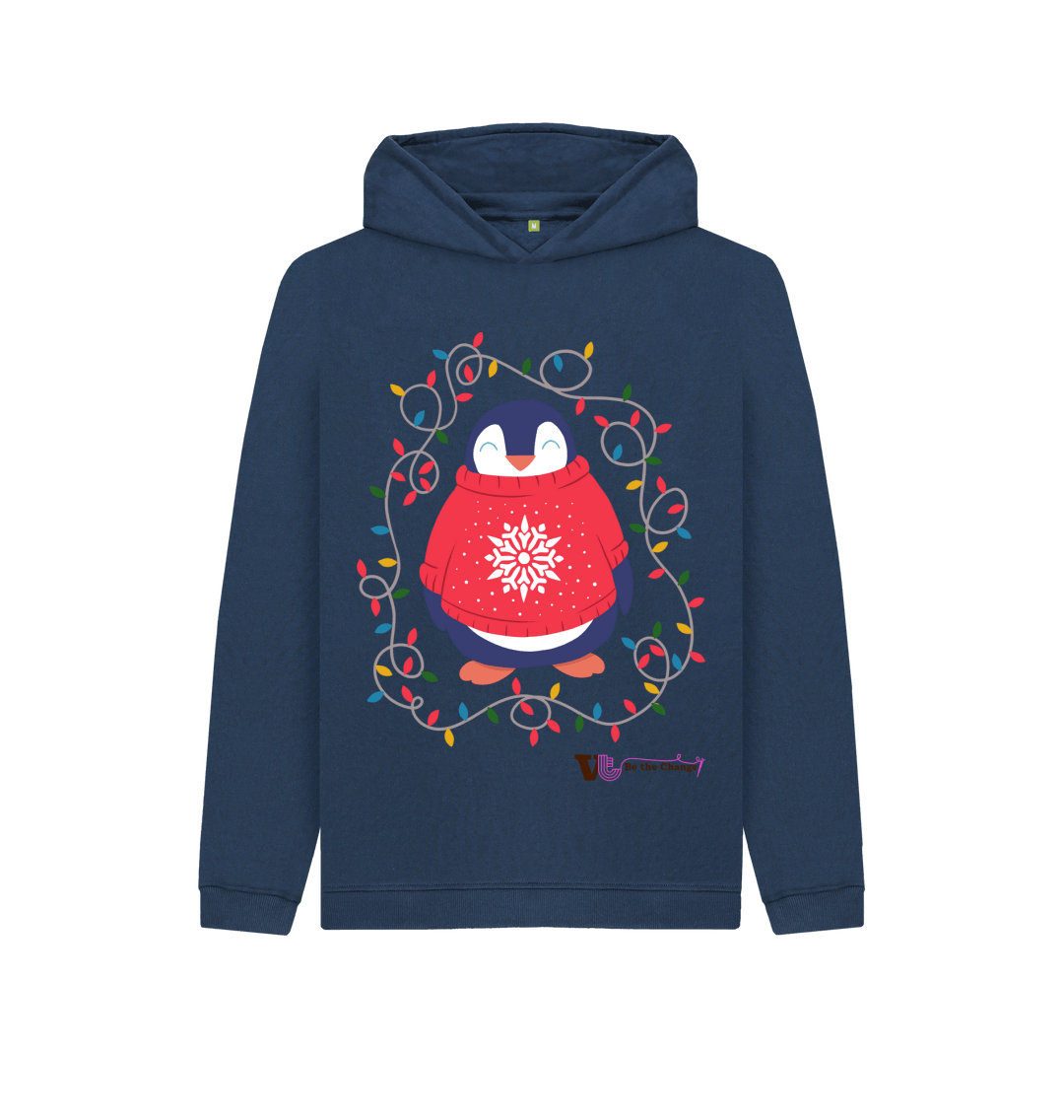 Christmas Penguin Kid s Unisex Hoodie