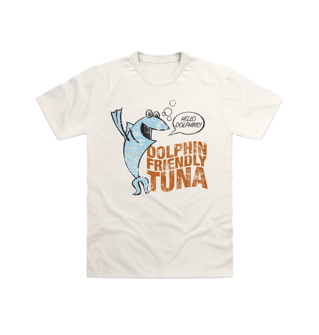 Dolphin Friendly Tuna T Shirt - Picture 2 of 4