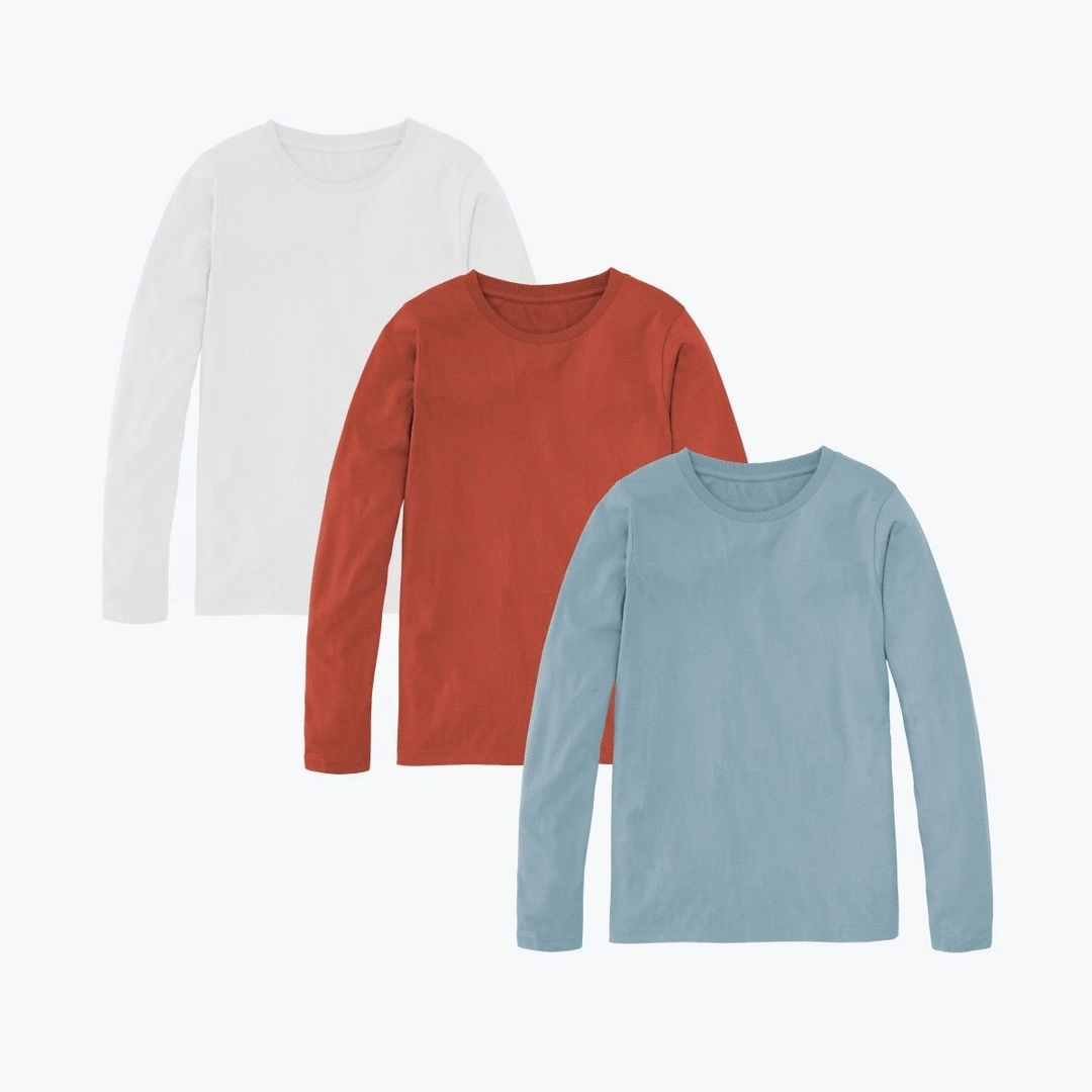 Women's long 2025 sleeve pullover shirts
