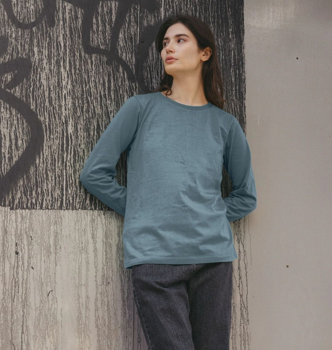 Basic Organic Cotton Long Sleeve T-shirt