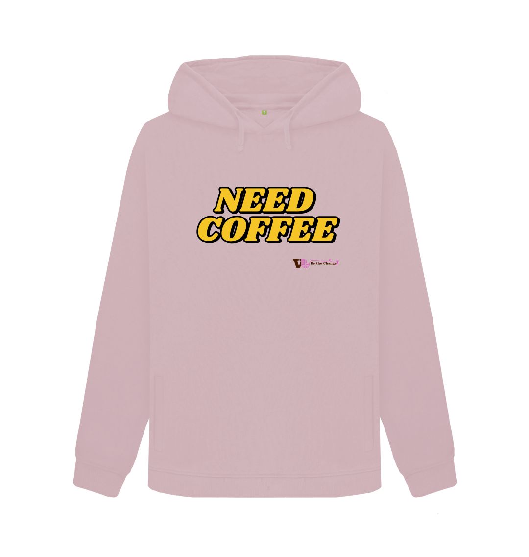 Pink Lightening Bolt Women's Relaxed Fit Hoodie | Made with 100% Renewable retailer Energy | GOTS Organic Certified | Fully Circular