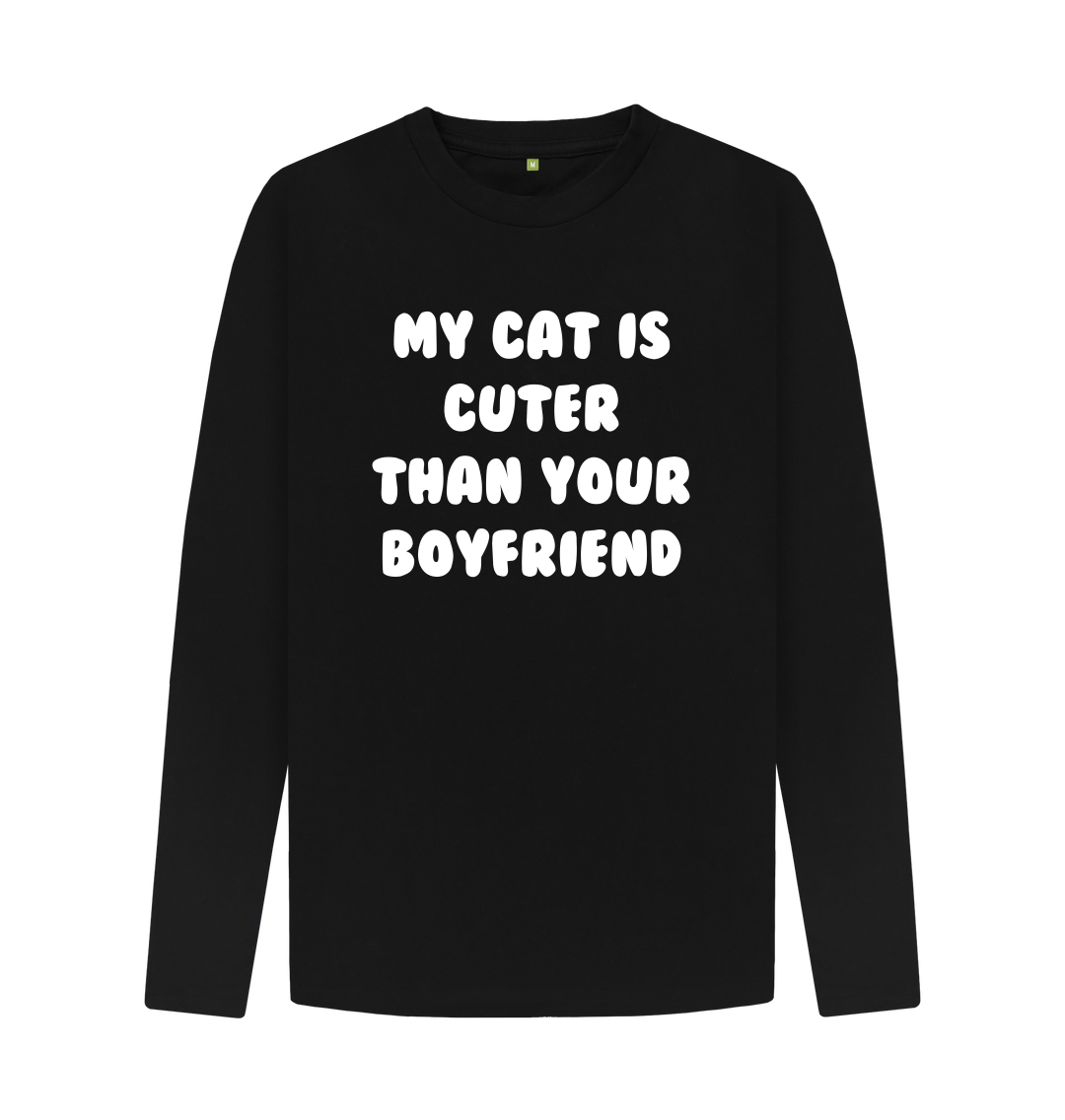 My Cat Is Cuter Than Your Boyfriend T-Shirt My Cat Is Cuter Than Your Boyfriend T-Shirt