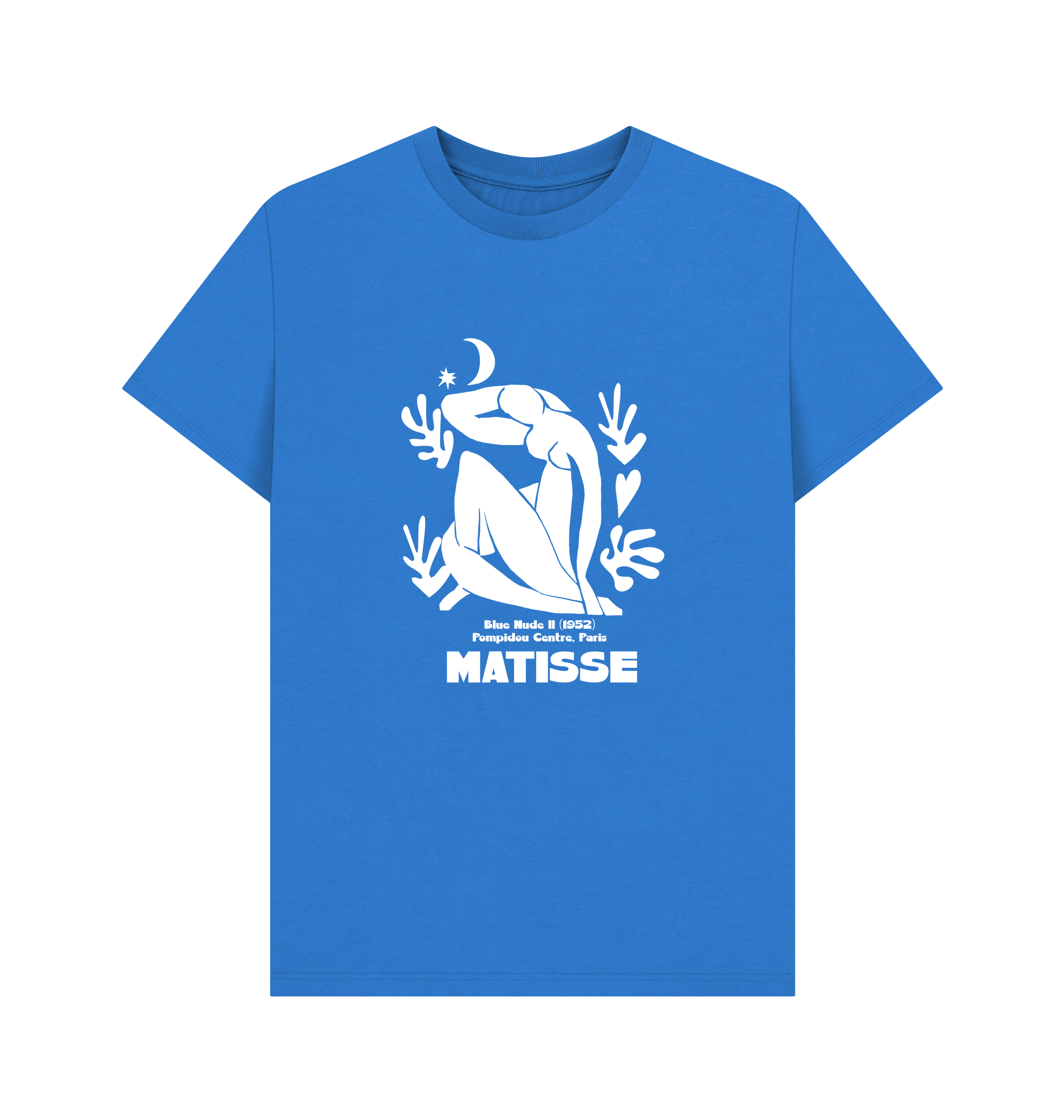 PREMIUM OFFICIAL APOH Matisse Blue Nude II Royal Blue T-Shirt - Picture 2 of 3
