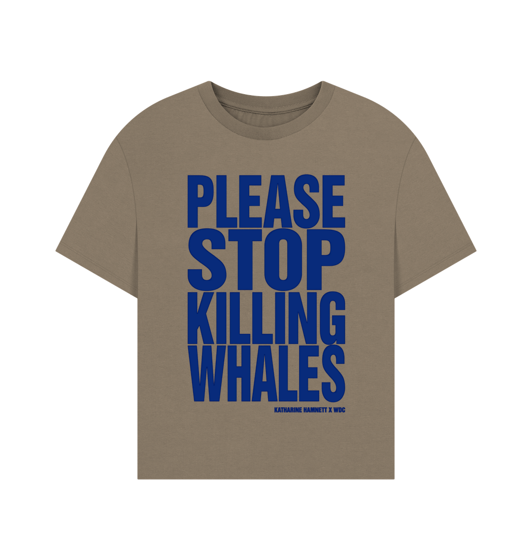 Stop Killing Whales X Katharine Hamnett T-shirt | WDC Store Stop Killing Whales X Katharine Hamnett T-shirt | WDC Store