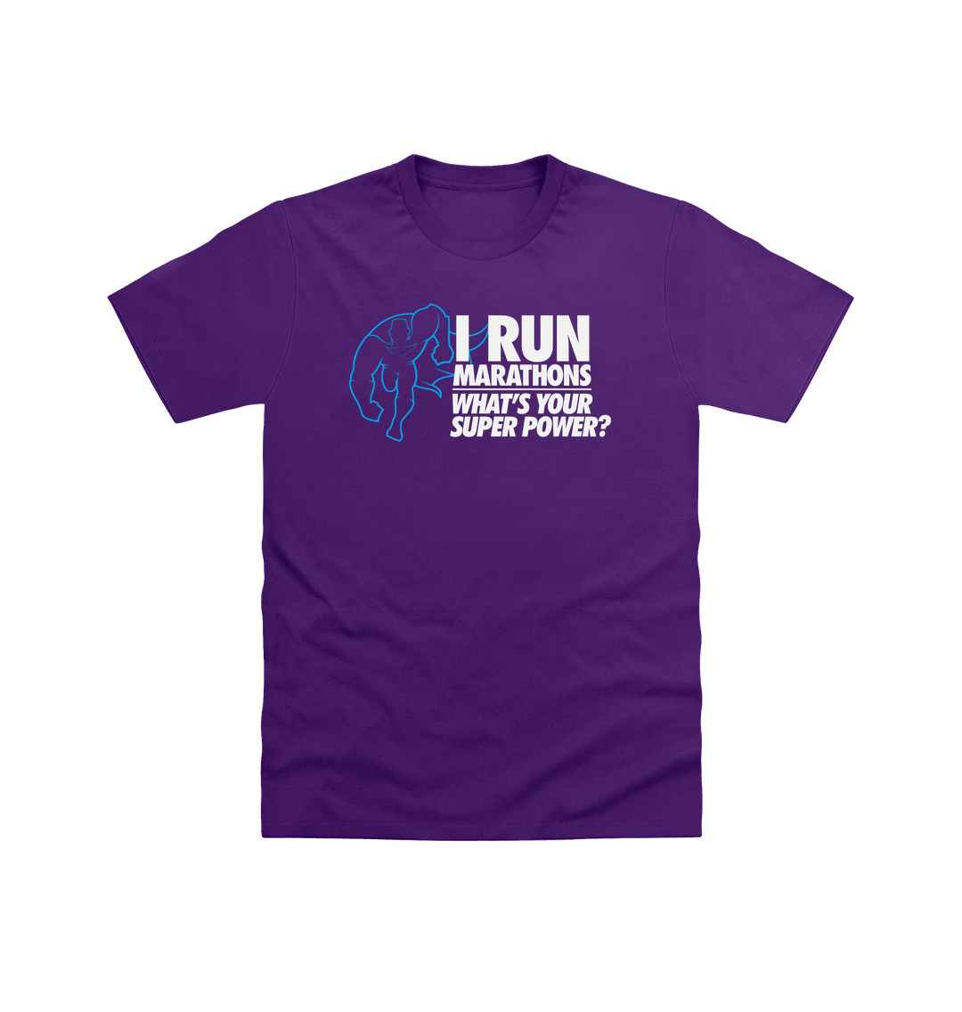 I Run Marathons T Shirt - Picture 4 of 6