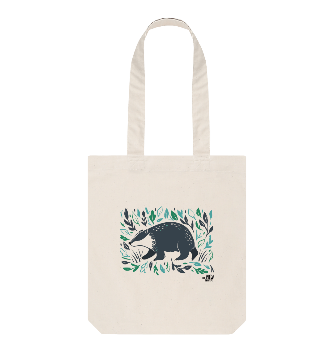 Personalised Badger Tote Bag — Goose and Moose Prints