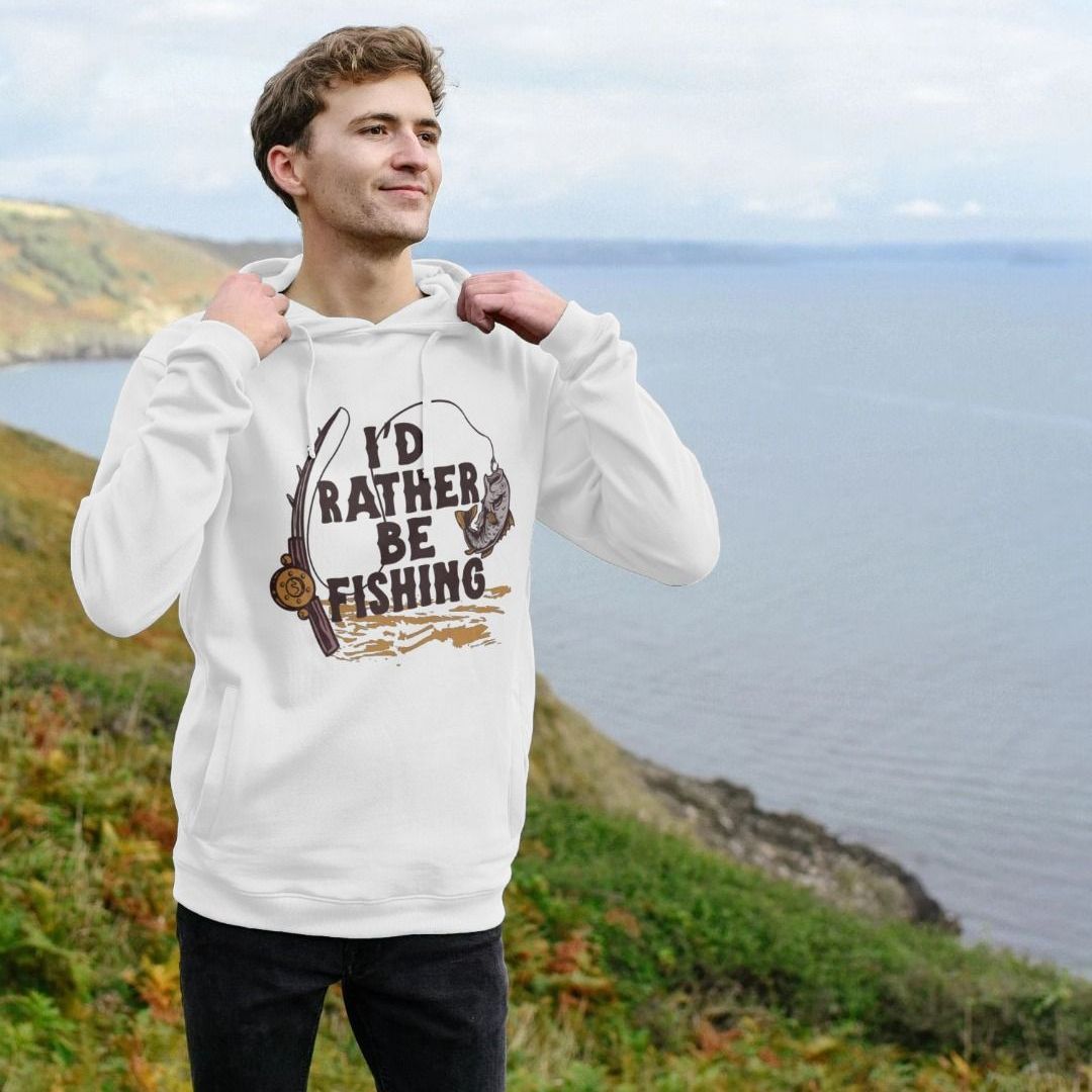  I'd Rather Go Fishing Apparel - Fishing Sweatshirt