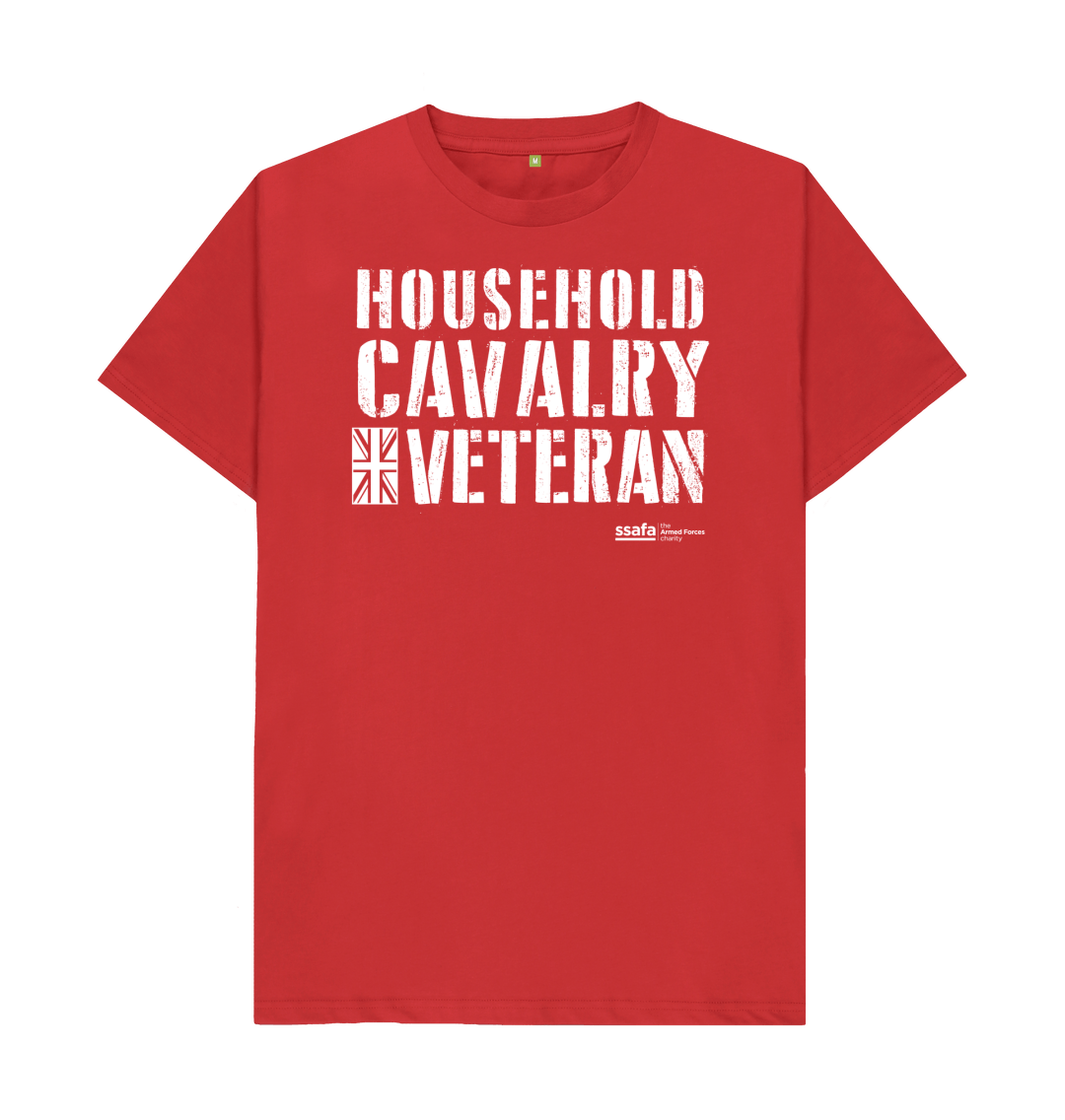 SSAFA Household Cavalry Veteran T shirt Red SSAFA Store ssafa-household-cavalry-veteran-t-shirt-red-ssafa-store
