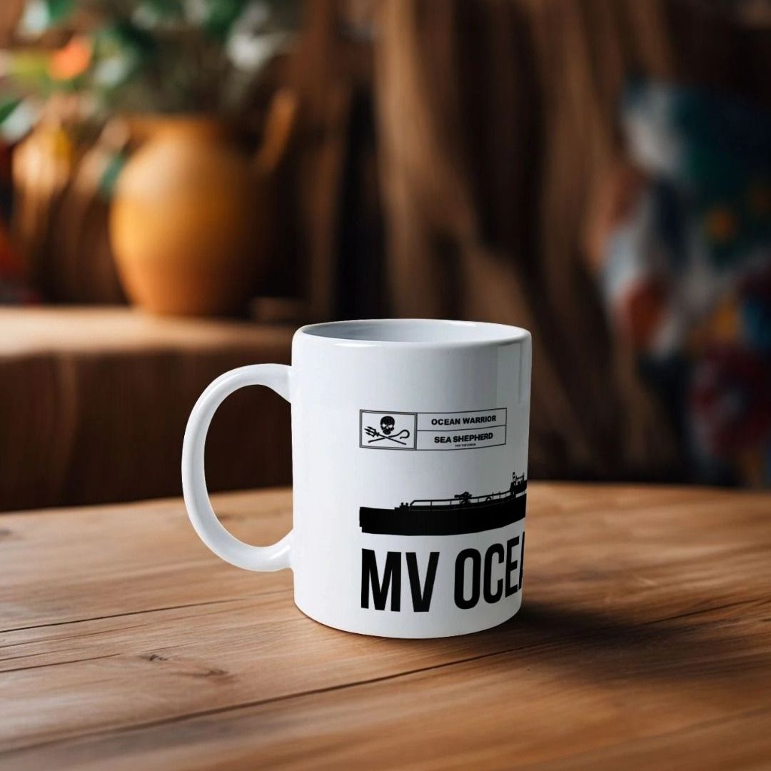 Ocean Warrior Ship Mug