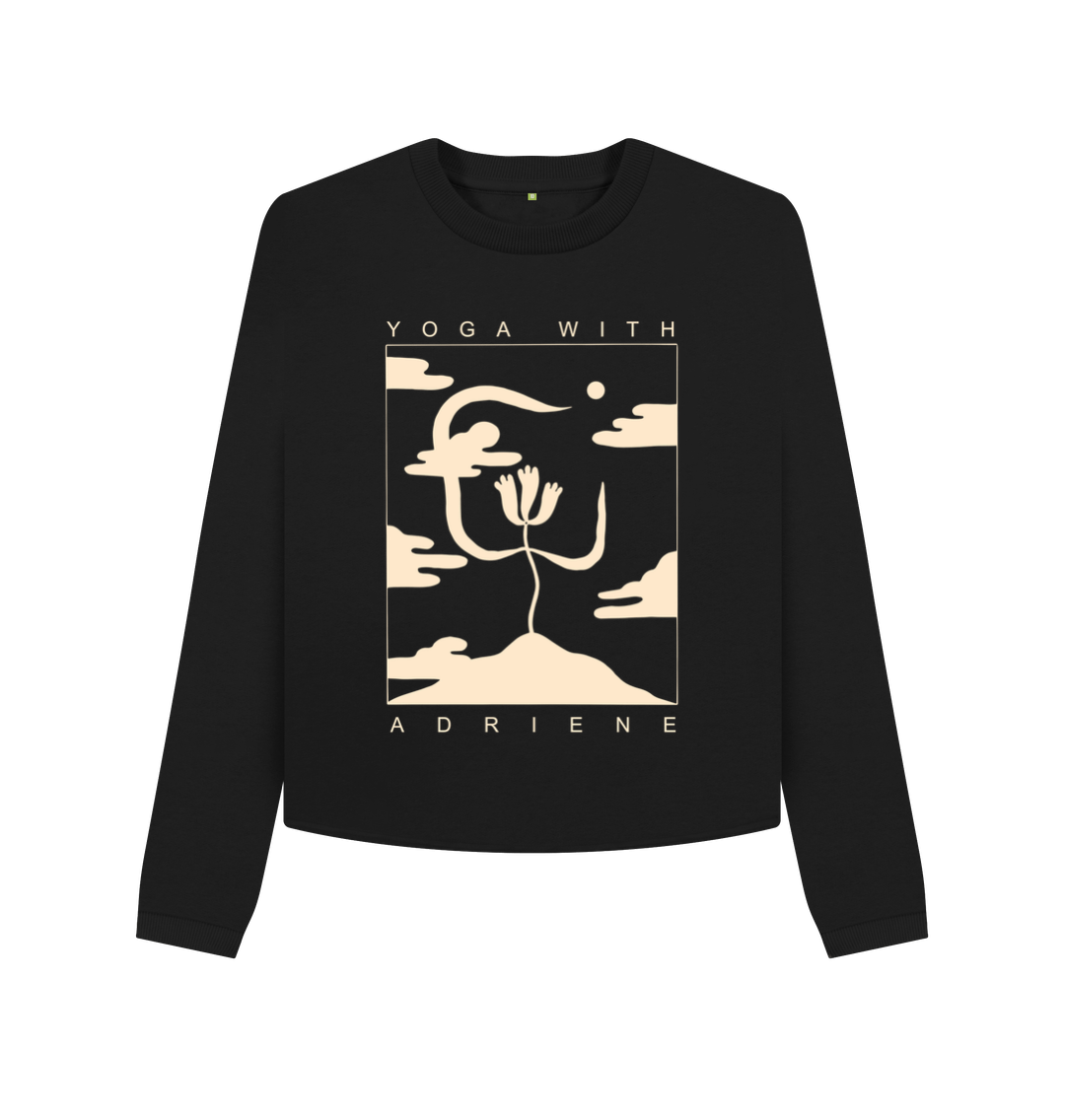 Yoga With Adriene By Eva Boxy Sweatshirt