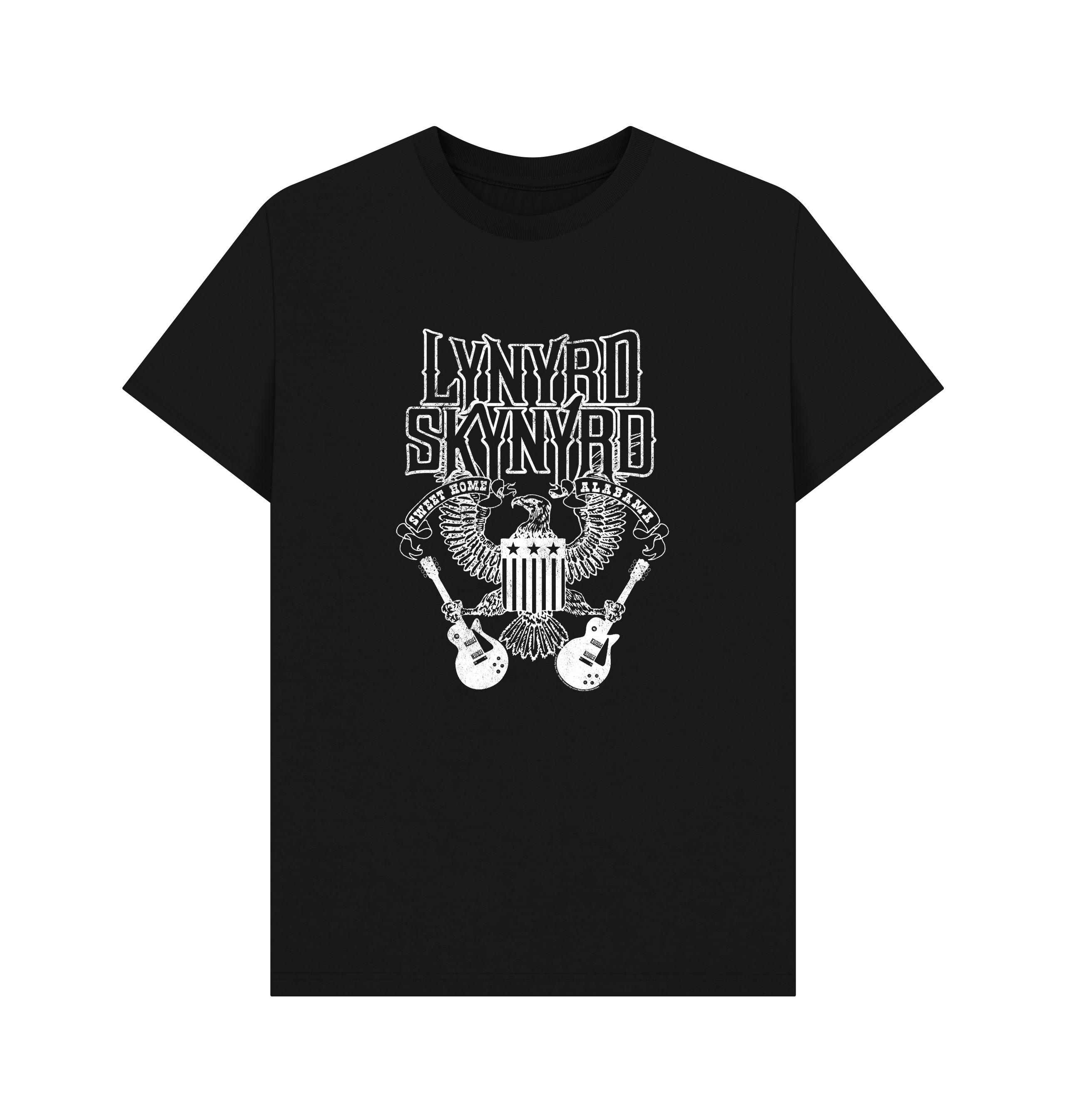 PREMIUM OFFICIAL Lynyrd Skynyrd Sweet Home Alabama Black T-Shirt