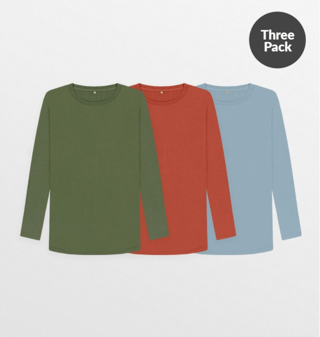 Women's Organic Long Sleeve T-shirts 