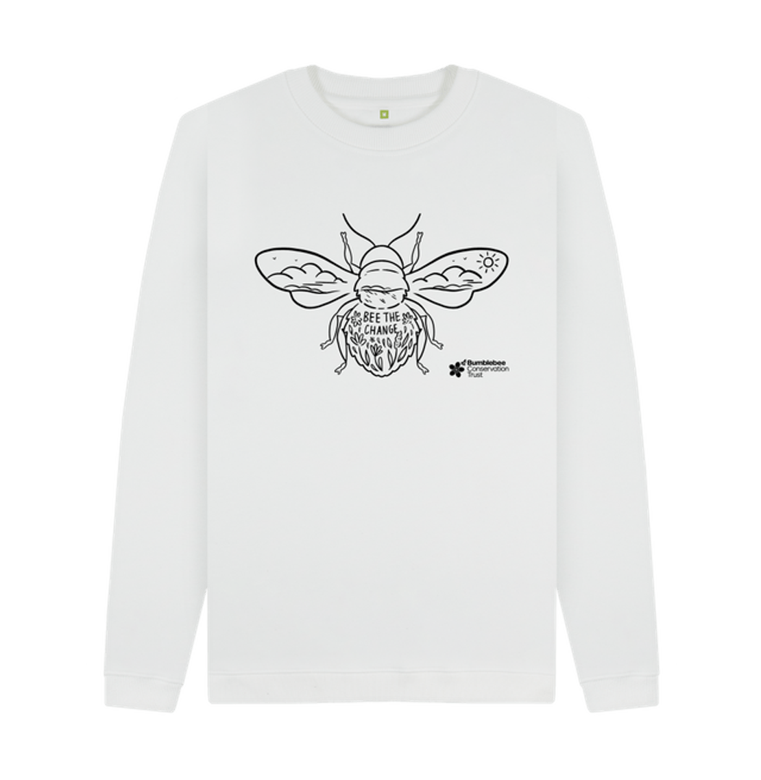 Bee the Change Hoodie Honeybee Conservation Sweatshirt 