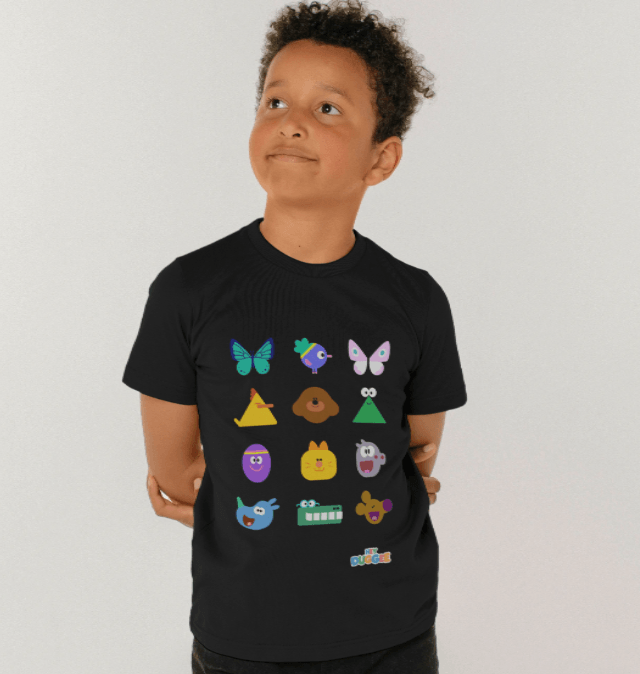 HEY DUGGEE DESIGN #1 PERSONALISED CHILDS T-SHIRT 