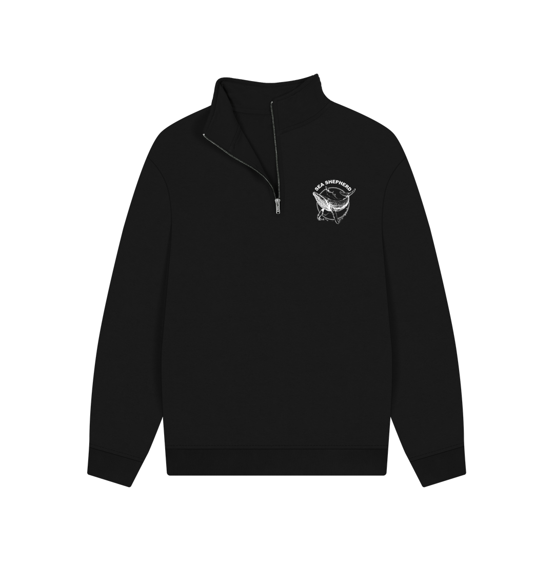 Whale Logo Quarter Zip Pullover