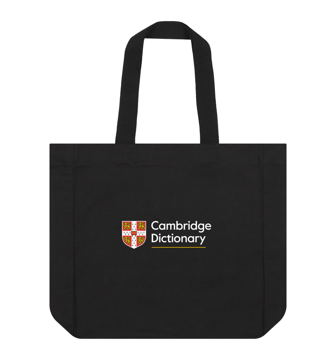 cambridge-dictionary-black-organic-cotton-tote-bag