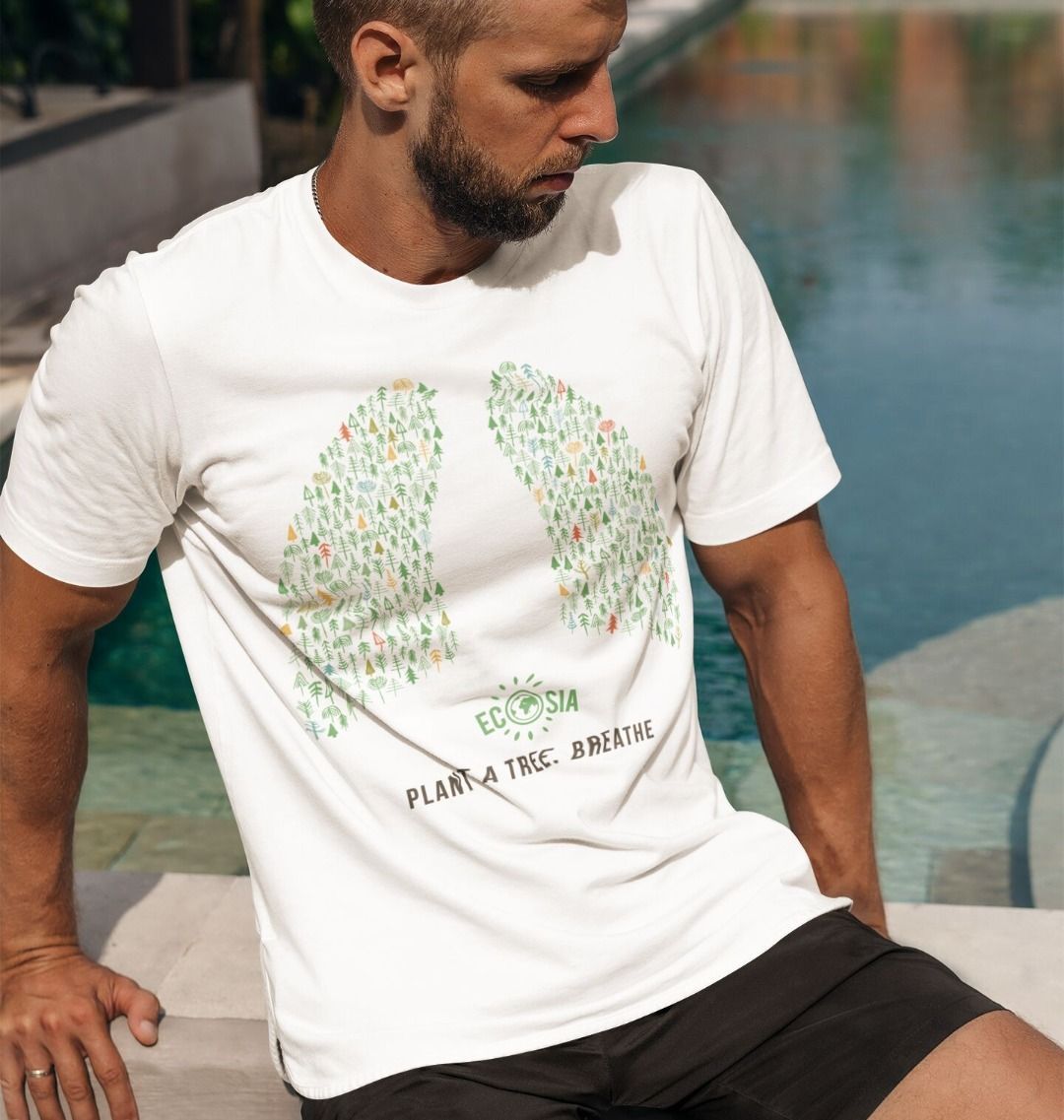 t shirt with trees on it