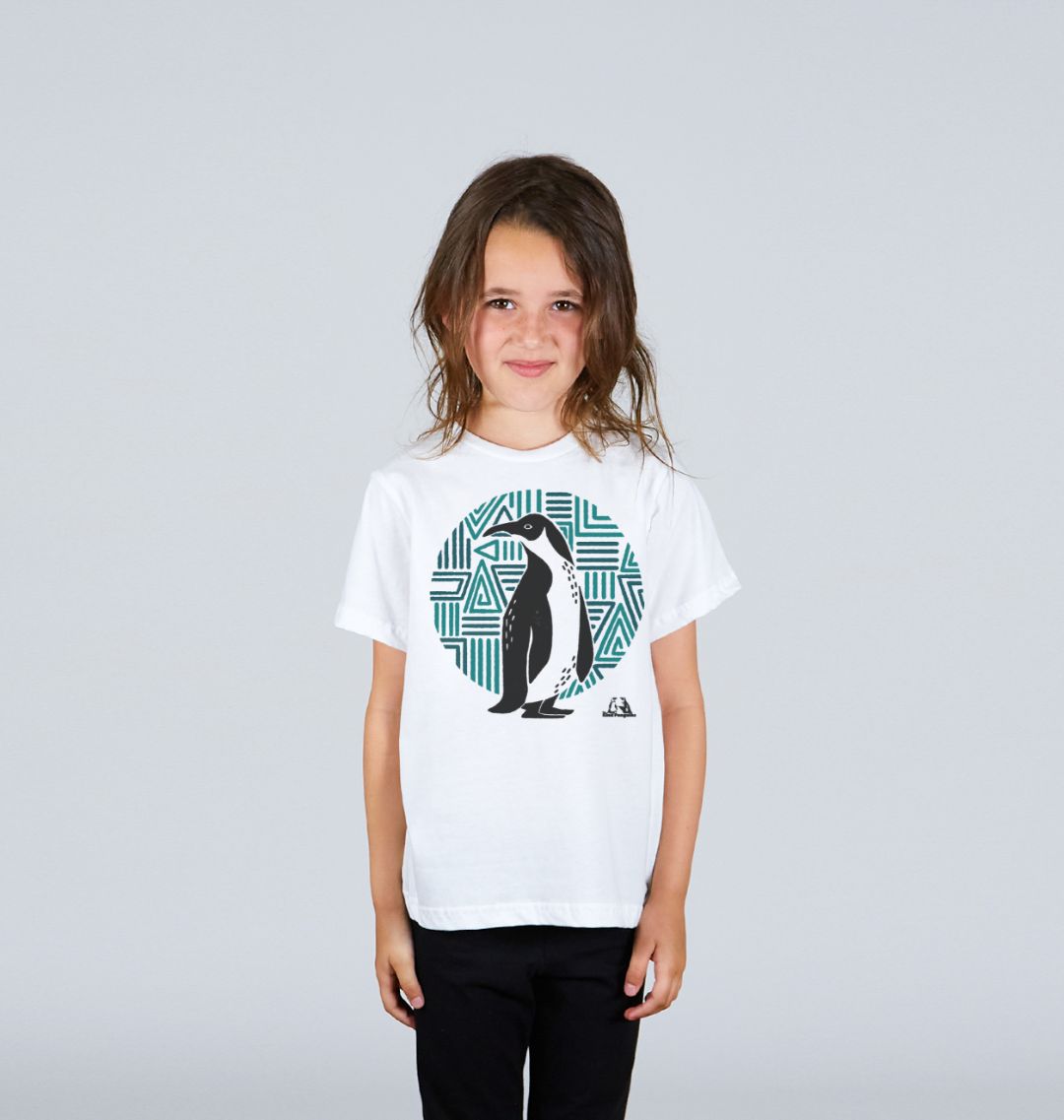 Kids pondering penguin t-shirt | The 