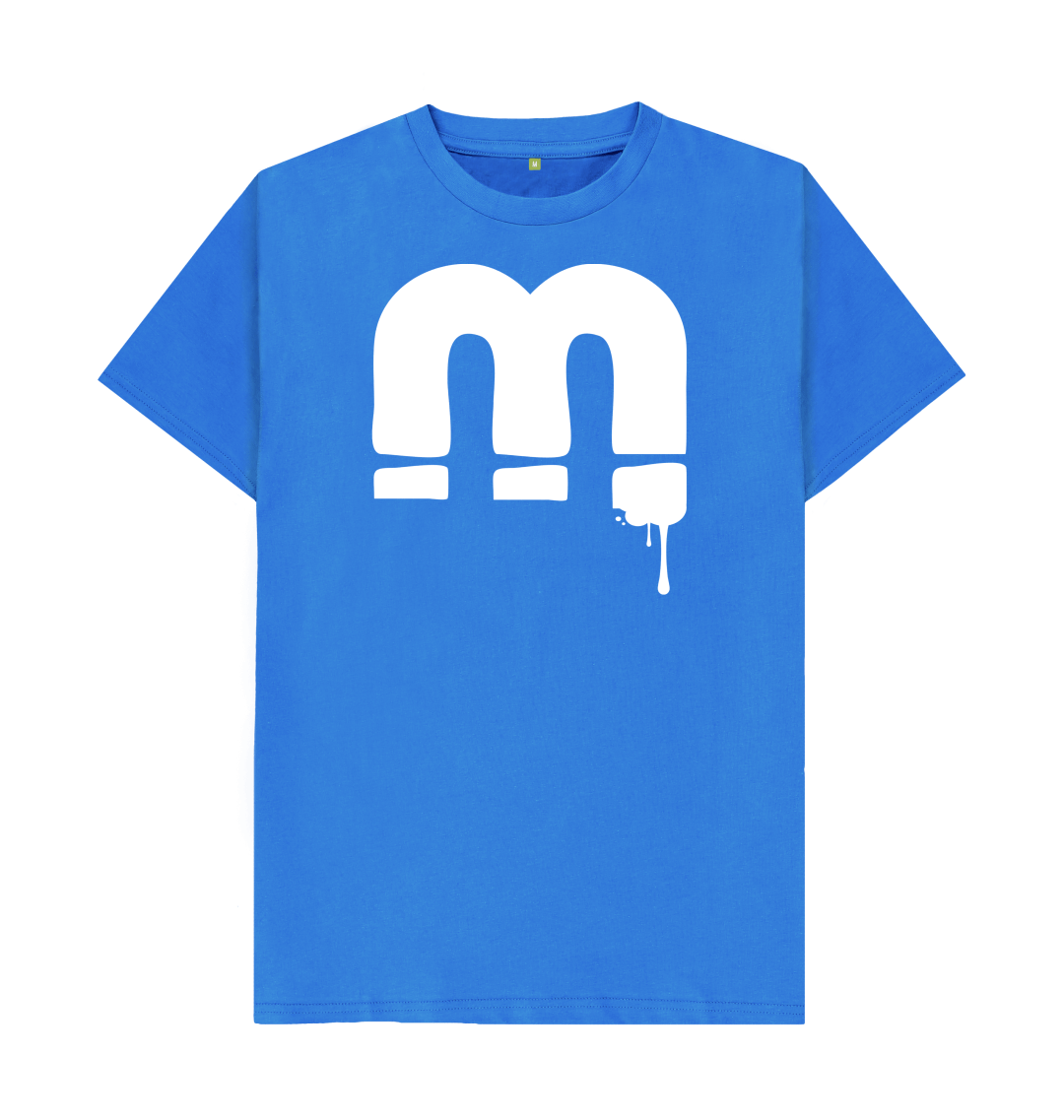 blue m&m t shirt